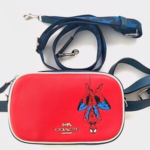 Coach X Marvel Crossbody /bum Bag Marvel Spiderman